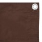 vidaXL Toldo para balcón tela oxford marrón 90x400 cm vidaXL Toldo para balcón tela oxford marrón 90x400 cm