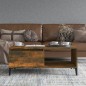 vidaXL Mesa de centro madera contrachapada roble ahumado 90x50x36,5 cm vidaXL Mesa de centro madera contrachapada roble ahumado 90x50x36,5 cm