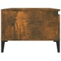 vidaXL Mesa de centro madera contrachapada roble ahumado 90x50x36,5 cm vidaXL Mesa de centro madera contrachapada roble ahumado 90x50x36,5 cm