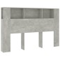 vidaXL Mueble cabecero gris hormigón 160x18,5x104,5 cm vidaXL Mueble cabecero gris hormigón 160x18,5x104,5 cm