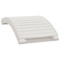 vidaXL Tumbona con mesa madera maciza de acacia blanca vidaXL Tumbona con mesa madera maciza de acacia blanca
