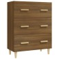 vidaXL Aparador madera contrachapada marrón roble 70x34x90 cm vidaXL Aparador madera contrachapada marrón roble 70x34x90 cm