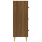 vidaXL Aparador madera contrachapada marrón roble 70x34x90 cm vidaXL Aparador madera contrachapada marrón roble 70x34x90 cm