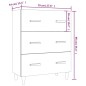 vidaXL Aparador madera contrachapada marrón roble 70x34x90 cm vidaXL Aparador madera contrachapada marrón roble 70x34x90 cm