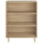vidaXL Aparador de madera contrachapada roble Sonoma 69,5x32,5x90 cm vidaXL Aparador de madera contrachapada roble Sonoma 69,5x32,5x90 cm
