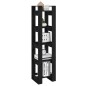 vidaXL Estantería/divisor de espacios madera pino negro 41x35x160 cm