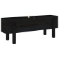 vidaXL Arriate elevado de jardín madera maciza pino negro 101x30x38 cm vidaXL Arriate elevado de jardín madera maciza pino negro 101x30x38 cm