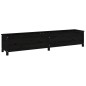 vidaXL Arriate elevado de jardín madera de pino negro 199,5x40x39 cm vidaXL Arriate elevado de jardín madera de pino negro 199,5x40x39 cm