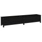 vidaXL Arriate elevado de jardín madera de pino negro 199,5x40x39 cm vidaXL Arriate elevado de jardín madera de pino negro 199,5x40x39 cm