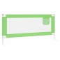 vidaXL Barandilla de seguridad cama de niño verde tela 200x25 cm vidaXL Barandilla de seguridad cama de niño verde tela 200x25 cm