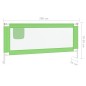 vidaXL Barandilla de seguridad cama de niño verde tela 200x25 cm vidaXL Barandilla de seguridad cama de niño verde tela 200x25 cm