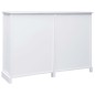vidaXL Aparador con 10 cajones madera blanco 113x30x79 cm vidaXL Aparador con 10 cajones madera blanco 113x30x79 cm