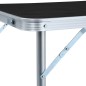 vidaXL Mesa de camping plegable de aluminio gris 120x60 cm vidaXL Mesa de camping plegable de aluminio gris 120x60 cm