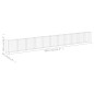 vidaXL Muro de gaviones con cubiertas acero galvanizado 900x30x100 cm vidaXL Muro de gaviones con cubiertas acero galvanizado 900x30x100 cm