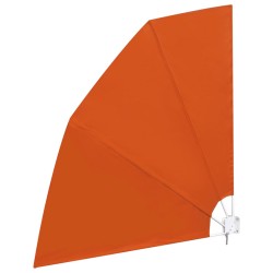 vidaXL Toldo lateral plegable de balcón color terracota 210x210 cm