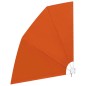 vidaXL Toldo lateral plegable de balcón color terracota 210x210 cm