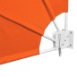 vidaXL Toldo lateral plegable de balcón color terracota 210x210 cm