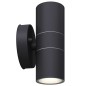 vidaXL Lámpara de exterior 2 uds acero ascendente/descendente vidaXL Lámpara de exterior 2 uds acero ascendente/descendente