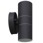 vidaXL Lámpara de exterior 2 uds acero ascendente/descendente vidaXL Lámpara de exterior 2 uds acero ascendente/descendente