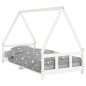 vidaXL Estructura de cama para niños madera de pino blanco 90x200 cm vidaXL Estructura de cama para niños madera de pino blanco 90x200 cm