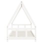 vidaXL Estructura de cama para niños madera de pino blanco 90x200 cm vidaXL Estructura de cama para niños madera de pino blanco 90x200 cm