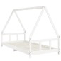 vidaXL Estructura de cama para niños madera de pino blanco 90x200 cm vidaXL Estructura de cama para niños madera de pino blanco 90x200 cm