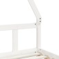 vidaXL Estructura de cama para niños madera de pino blanco 90x200 cm vidaXL Estructura de cama para niños madera de pino blanco 90x200 cm