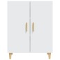 vidaXL Aparador de madera contrachapada blanco 70x34x90 cm vidaXL Aparador de madera contrachapada blanco 70x34x90 cm