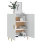 vidaXL Aparador de madera contrachapada blanco 70x34x90 cm vidaXL Aparador de madera contrachapada blanco 70x34x90 cm