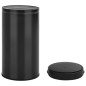 vidaXL Cubo de basura con sensor automático 60L acero al carbono negro vidaXL Cubo de basura con sensor automático 60L acero al carbono negro