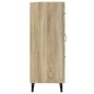 vidaXL Aparador de madera contrachapada roble Sonoma 69,5x34x90 cm vidaXL Aparador de madera contrachapada roble Sonoma 69,5x34x90 cm