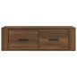 vidaXL Mueble TV colgante madera contrachapada roble marrón 80x36x25cm