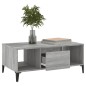 vidaXL Mesa de centro madera contrachapada gris Sonoma 90x50x36,5 cm vidaXL Mesa de centro madera contrachapada gris Sonoma 90x50x36,5 cm