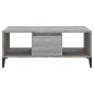 vidaXL Mesa de centro madera contrachapada gris Sonoma 90x50x36,5 cm vidaXL Mesa de centro madera contrachapada gris Sonoma 90x50x36,5 cm