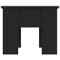 vidaXL Mesa de centro madera contrachapada negra 79x49x41 cm vidaXL Mesa de centro madera contrachapada negra 79x49x41 cm