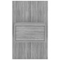 vidaXL Mesita de noche de pared gris Sonoma vidaXL Mesita de noche de pared gris Sonoma