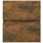 vidaXL Mueble de lavabo contrachapado roble ahumado 41x38,5x45 cm vidaXL Mueble de lavabo contrachapado roble ahumado 41x38,5x45 cm
