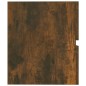 vidaXL Mueble de lavabo contrachapado roble ahumado 41x38,5x45 cm vidaXL Mueble de lavabo contrachapado roble ahumado 41x38,5x45 cm