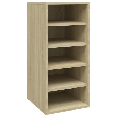 vidaXL Mueble zapatero madera contrachapada roble Sonoma 31,5x35x70 cm
