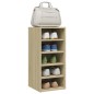 vidaXL Mueble zapatero madera contrachapada roble Sonoma 31,5x35x70 cm