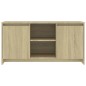 vidaXL Mueble de TV madera contrachapada roble Sonoma 102x37,5x52,5 cm vidaXL Mueble de TV madera contrachapada roble Sonoma 102x37,5x52,5 cm