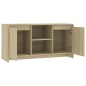 vidaXL Mueble de TV madera contrachapada roble Sonoma 102x37,5x52,5 cm vidaXL Mueble de TV madera contrachapada roble Sonoma 102x37,5x52,5 cm