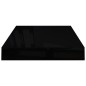 vidaXL Estante flotante de pared 2 uds MDF negro brillo 40x23x3,8 cm vidaXL Estante flotante de pared 2 uds MDF negro brillo 40x23x3,8 cm