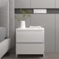 vidaXL Mesitas de noche 2 uds madera contrachapada 45x34,5x44,5 cm vidaXL Mesitas de noche 2 uds madera contrachapada 45x34,5x44,5 cm