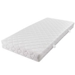vidaXL Colchón con funda lavable de 200 x 120 x 17 cm 