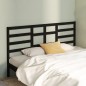 vidaXL Cabecero de cama madera maciza de pino negro 206x4x104 cm vidaXL Cabecero de cama madera maciza de pino negro 206x4x104 cm