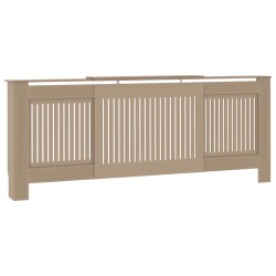 vidaXL Cubierta para radiador MDF 205 cm