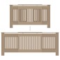 vidaXL Cubierta para radiador MDF 205 cm vidaXL Cubierta para radiador MDF 205 cm