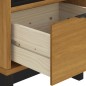 vidaXL Mesita de noche FLAM madera maciza de pino 40x35x50 cm vidaXL Mesita de noche FLAM madera maciza de pino 40x35x50 cm