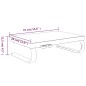 vidaXL Soporte para monitor negro 37x28x11,5 cm